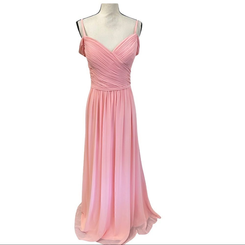 STAR BOX Beautiful off the shoulder Pink Dress. Size XL . NWOT. Gown